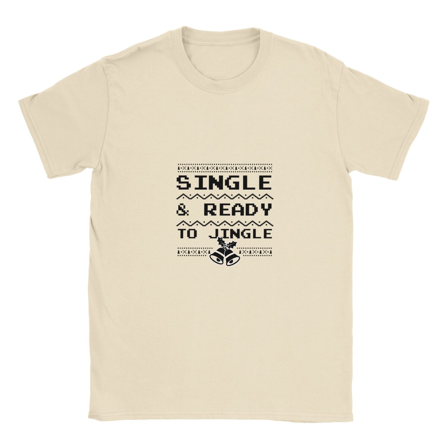 camiseta single & ready to jingle color natural