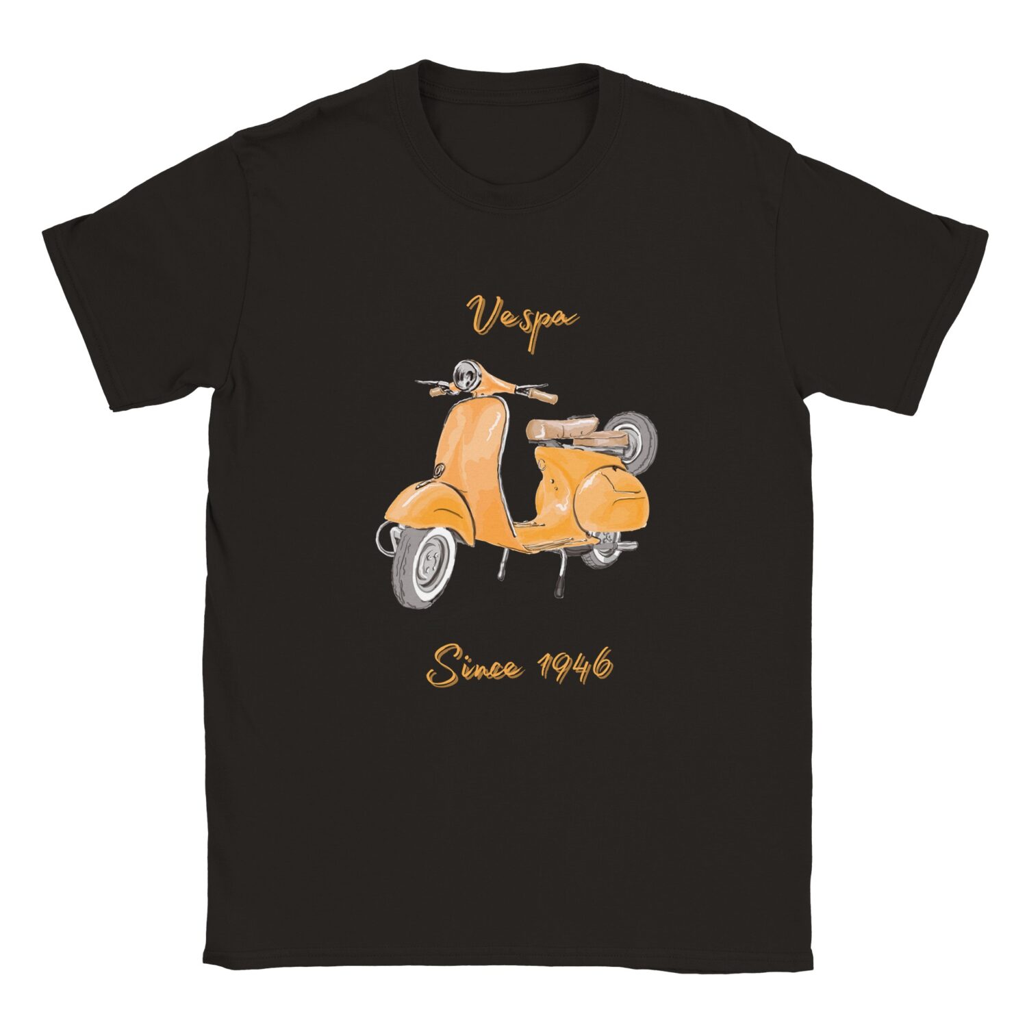 Camiseta Vespa Since 1946 colore negro