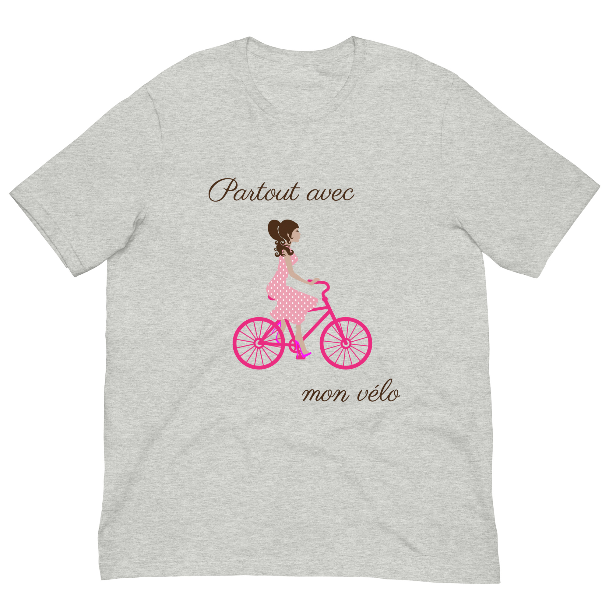 Camiseta de chica Partout dans mon vélo
