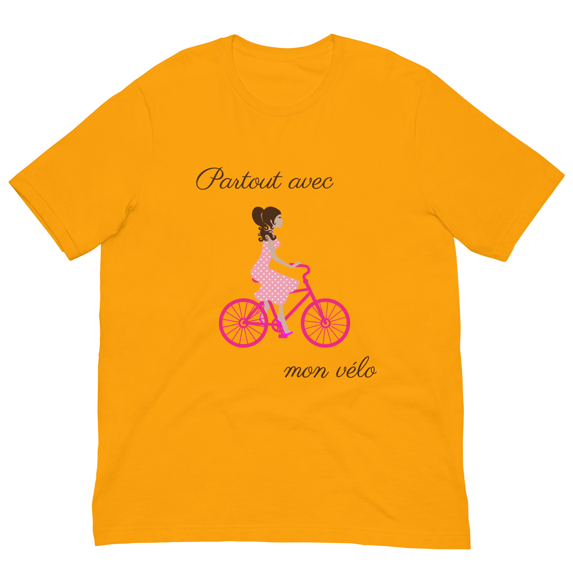 Camiseta de chica Partout dans mon vélo