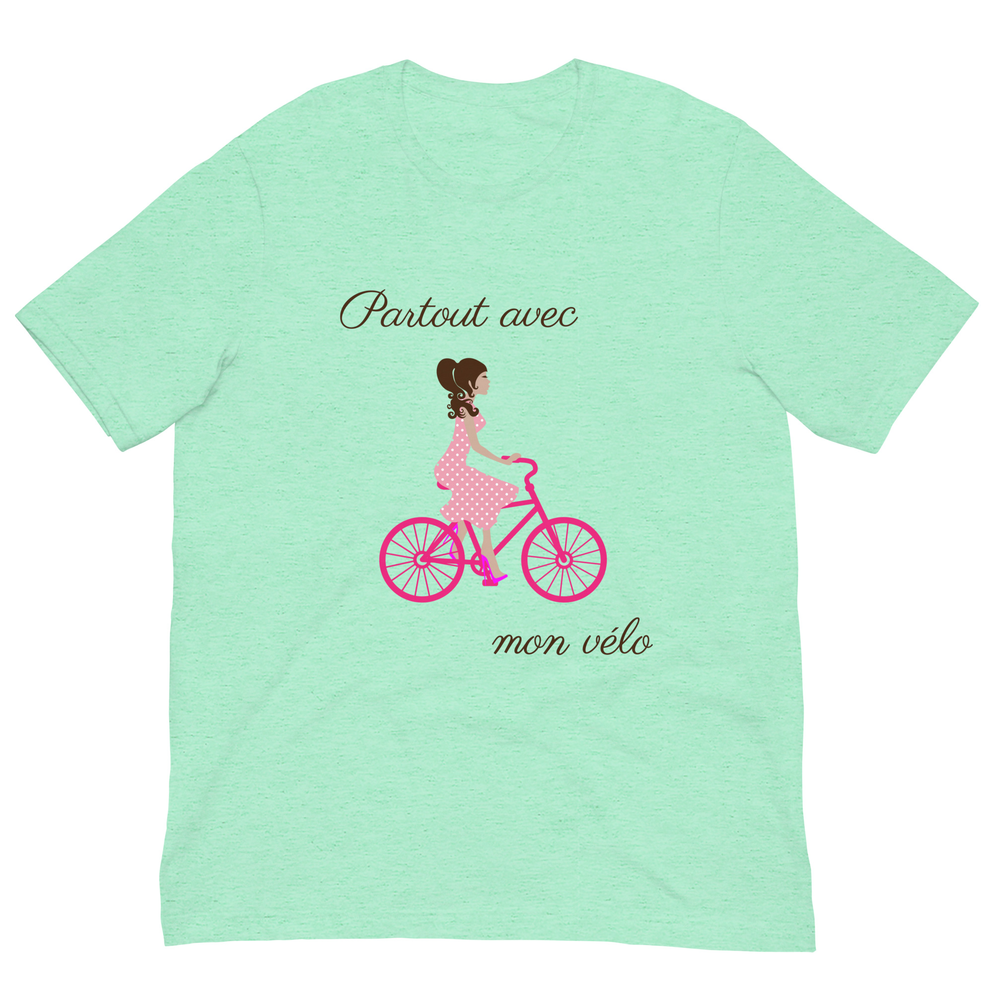 Camiseta de chica Partout dans mon vélo