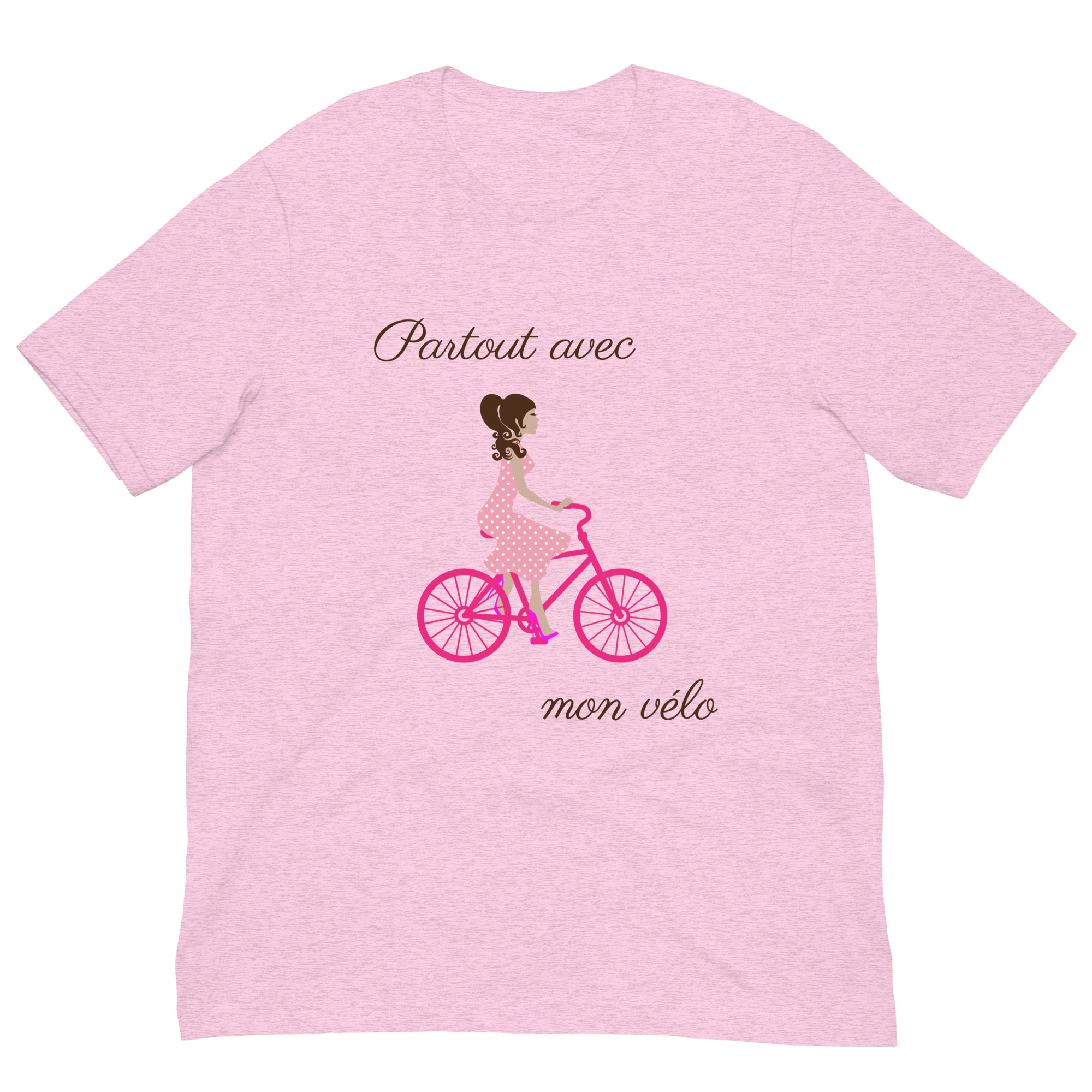 Camiseta de chica Partout dans mon vélo