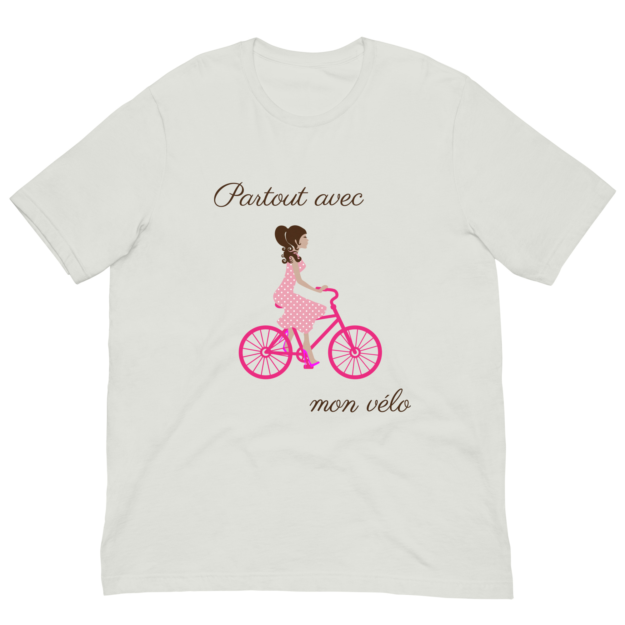 Camiseta de chica Partout dans mon vélo
