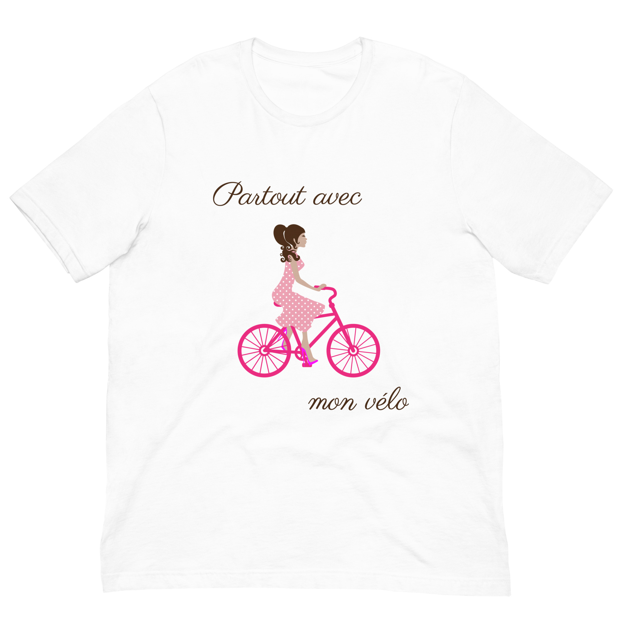 Camiseta de chica Partout dans mon vélo
