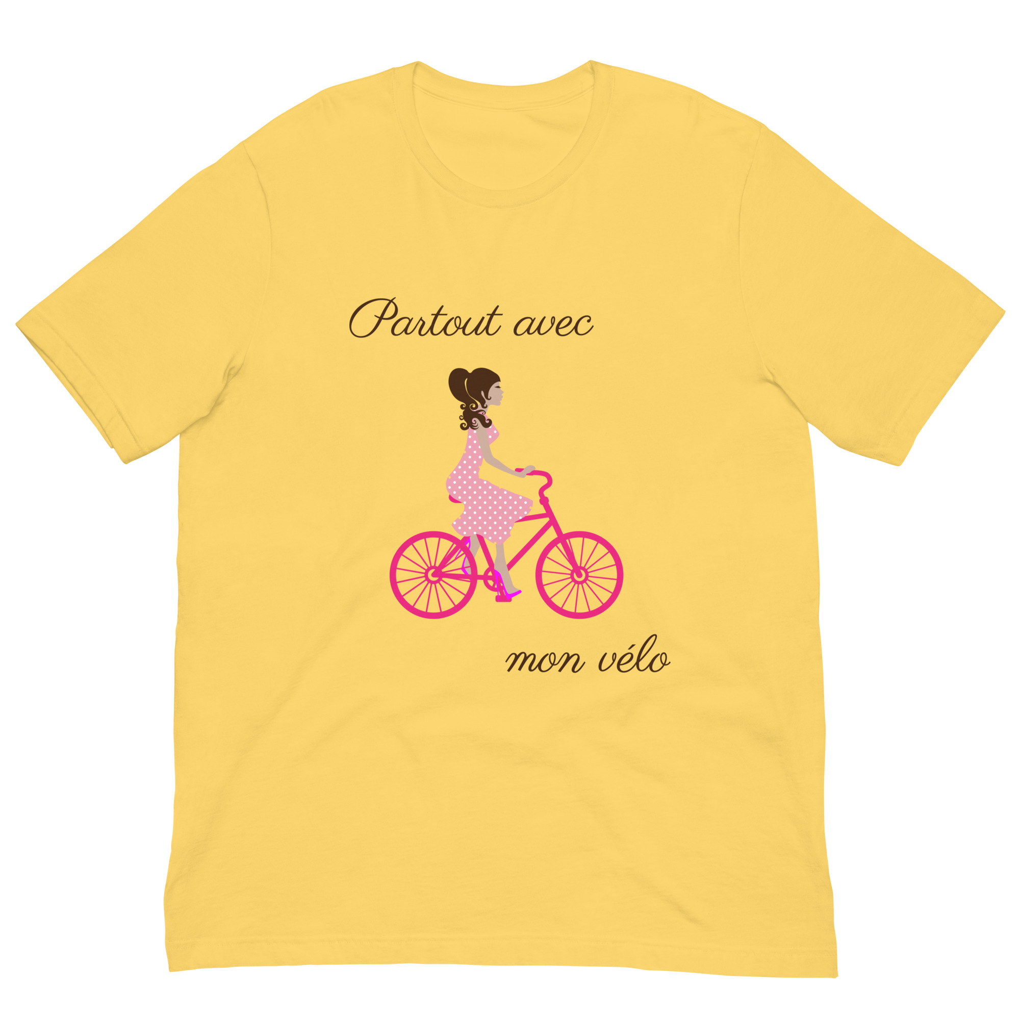 Camiseta unisex Partout avec mon vélo
